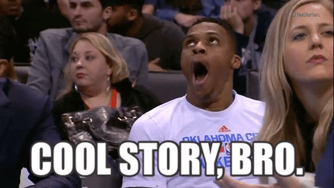 Russell Westbrook Reaction GIF by NBA - Find & Share on GIPHY