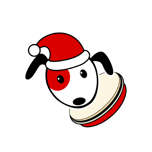 Feliz Navidad Dog Sticker by Clasificados Online