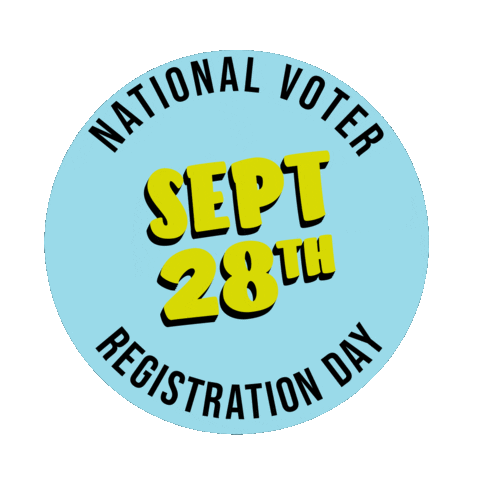 Register To Vote Voter Registration Sticker by LCV - League of Conservation Voters