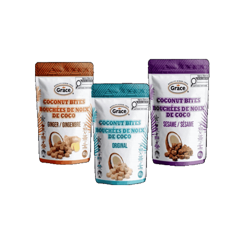 Coconut Goodmove Sticker by Grace Foods Canada