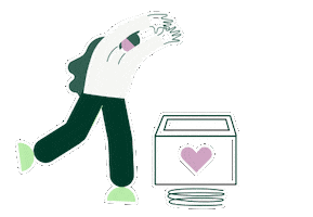 Heart Love Sticker by NehNah