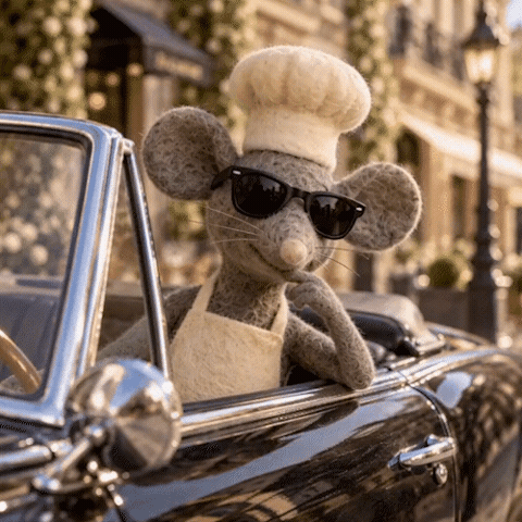 Chef Driving GIF