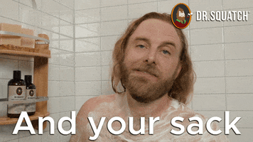 Nuts Sack GIF by DrSquatchSoapCo