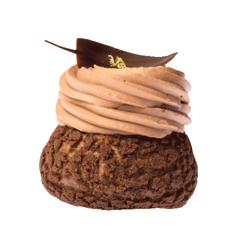 Cream Puff Dessert Sticker by BETA5 Chocolates