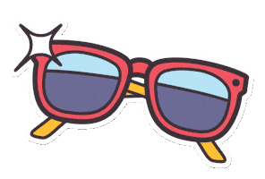 Sunglasses Summer Reading Sticker by Skokie Public Library