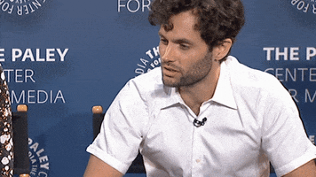penn badgley facepalm GIF by The Paley Center for Media