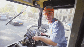 Driving Bus Driver GIF by moonbug