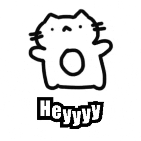 Cat Hello GIF