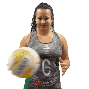 Ball Smile Sticker by walesnetball