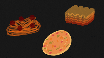 animation pizza GIF by Marcie LaCerte