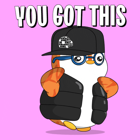 You Can Do It Good Luck GIF by Pudgy Penguins