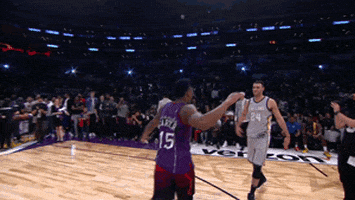slam dunk contest hug GIF by NBA