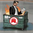 Matt Gaetz GOP dumpster fire motion meme