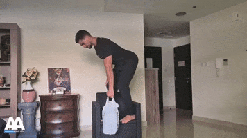Thuissporter GIF