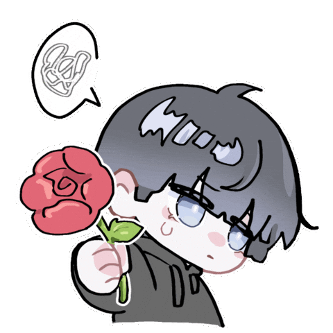 For You Flowers Sticker