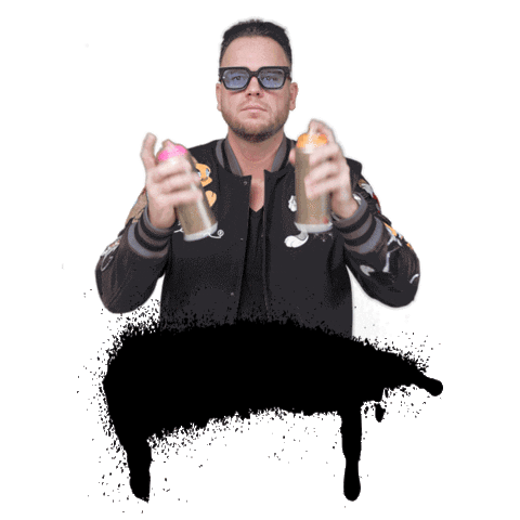 Graffiti Spray Sticker by Steven Kern ART