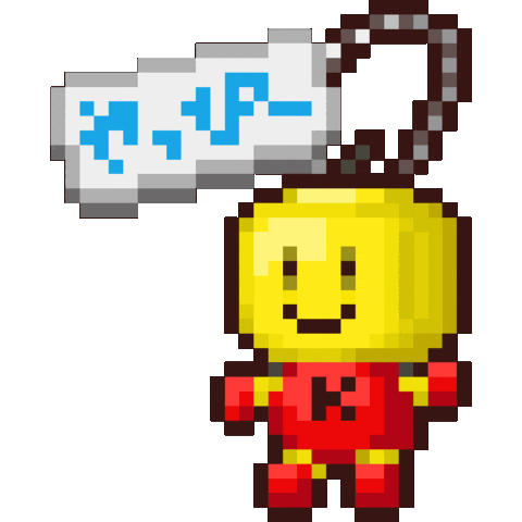 Happy 8Bit Sticker