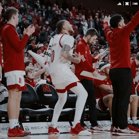 Happy Lets Go GIF by Huskers