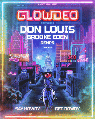 Concert Poster GIF by Glowdeo