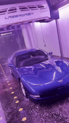 Car Wash Corvette GIF