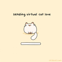 Cat Love GIF by Chibird