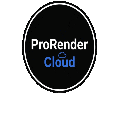 ProRender Cloud Sticker