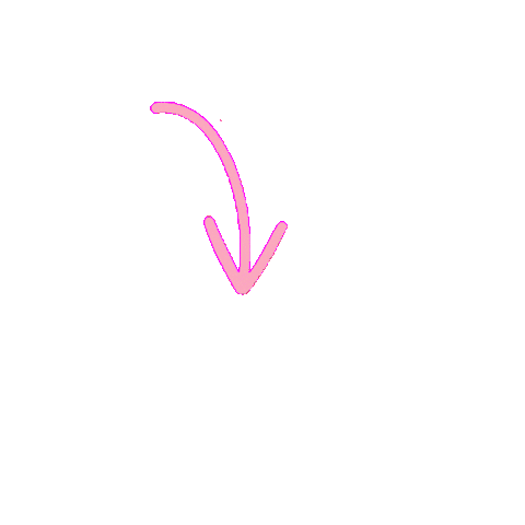 Right Here Arrow Sticker