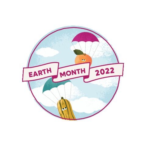 Earth Day Celebrate Sticker by Imperfect Foods