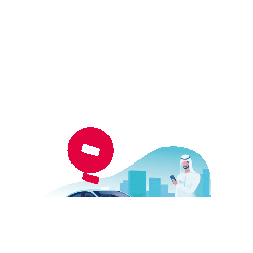 Travel Taxi Sticker by Sila Qatar