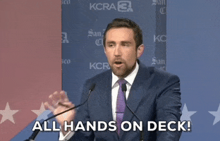 All Hands On Deck GIF by GIPHY News