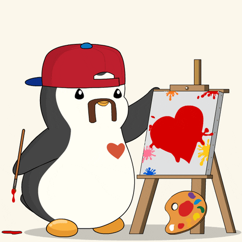 My Love Art GIF by Pudgy Penguins