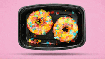 superfit_foods color donuts cereal sprinkles GIF