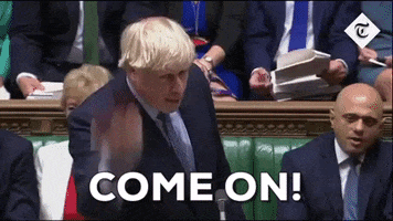 come on parliament boris johnson mps house of commons GIF