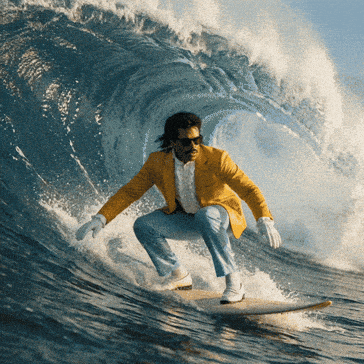 Beach Wave GIF by Jukebox Saints