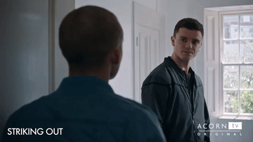striking out call GIF by Acorn TV
