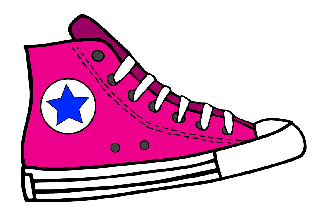 Converse Chuck Taylor Sticker by COREY PAIGE DESIGNS for iOS & Android ...