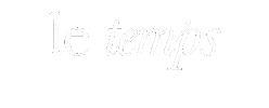 Le Temps Sticker by The Dealey Group