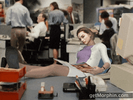 Margot Robbie Back To Work GIF by Morphin