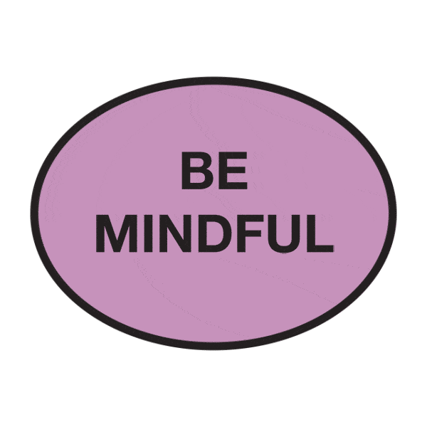 Meditation Lilac Sticker by Beci Orpin for iOS & Android | GIPHY