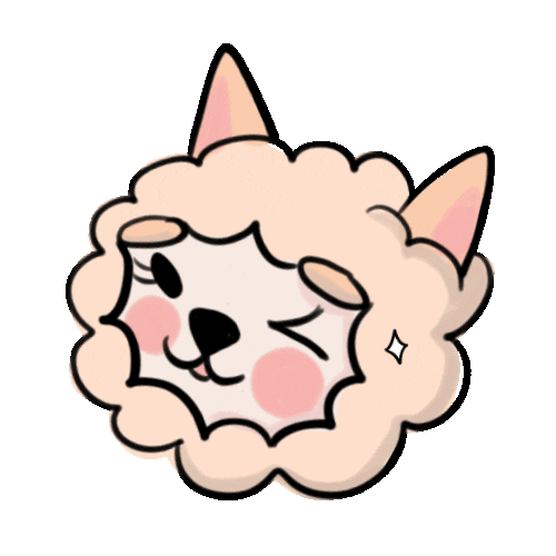 Dog Wink Sticker by Carmenpatii for iOS & Android GIPHY