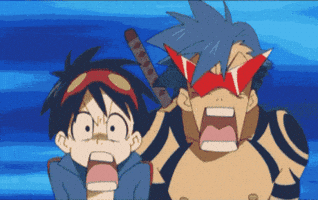 Gurren Lagann Spinning GIF