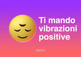 Ti Mando Vibrazioni Positive GIF by GIPHY Cares