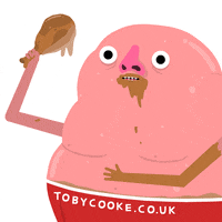 Licking Fried Chicken GIF by tobycooke