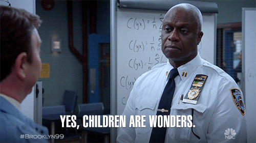 Children Are Wonders GIF by Brooklyn Nine-Nine - Find & Share on GIPHY