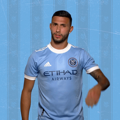 Sweating Major League Soccer GIF by NYCFC