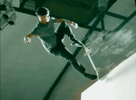 Skating GIF