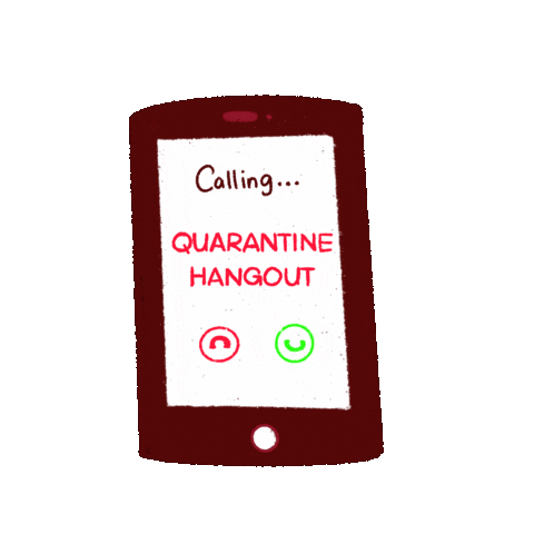 Quarantine Calling Sticker by Texas A&M University