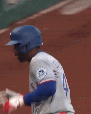 High Five Texas Rangers GIF by MLB
