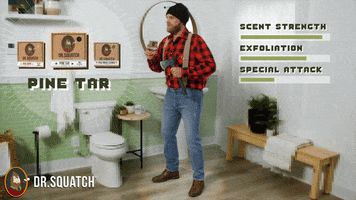 Pine Tar Costume GIF by DrSquatchSoapCo