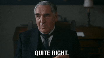 Thats Right GIF by Downton Abbey